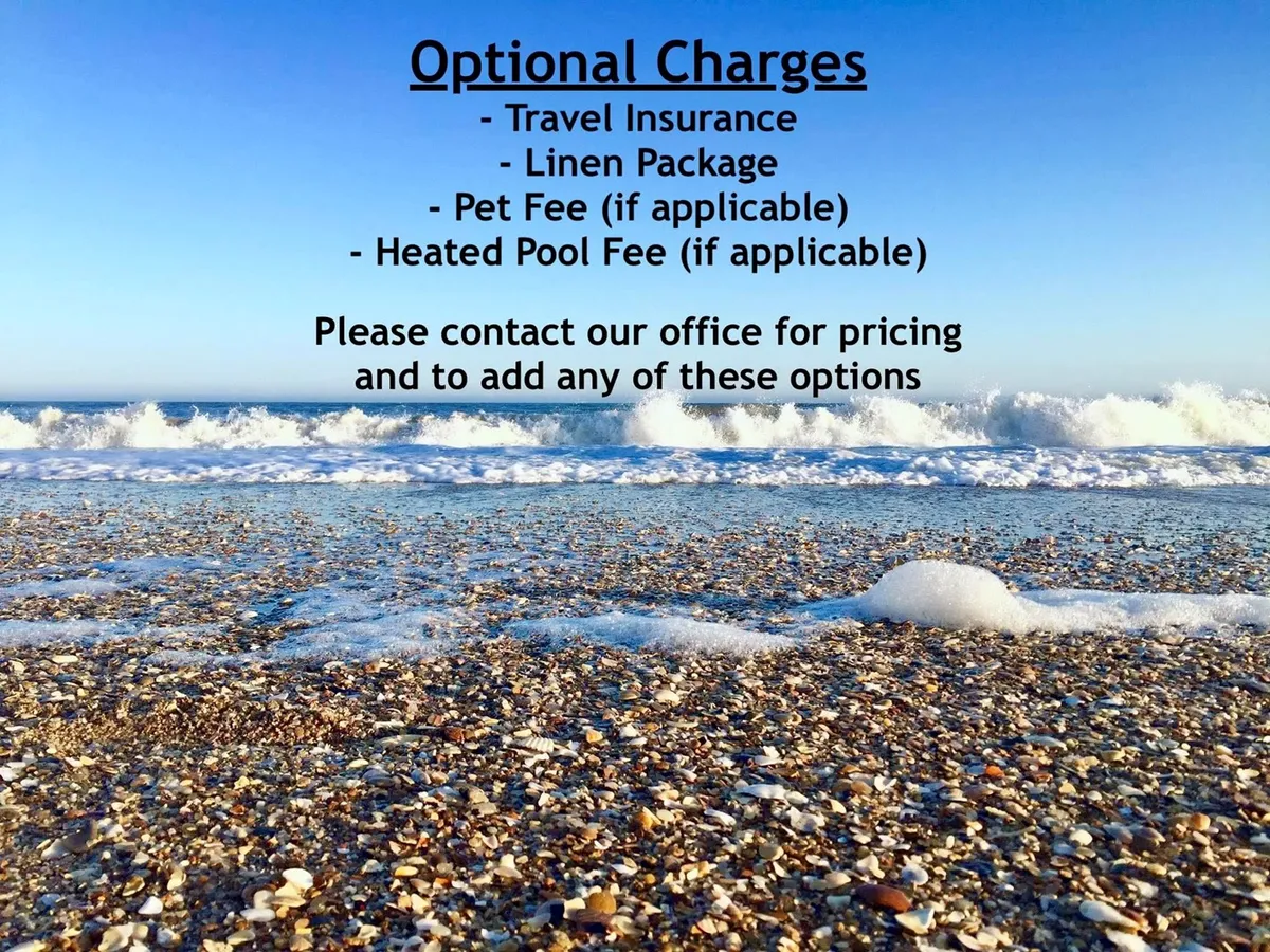 This image captures the quintessential North Topsail Beach experience with rolling ocean waves, a collection of seashells scattered along the sandy shore, and a clear blue sky overhead. The tranquil beach setting conveys the inviting, natural beauty of the area and hints at the outdoor activities available, such as beachcombing, swimming, and enjoying sunsets.